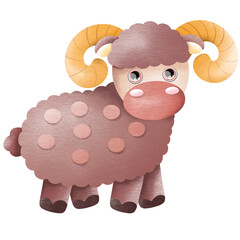 sheep with horns