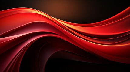 abstract red wave background HD 8K wallpaper Stock Photographic Image