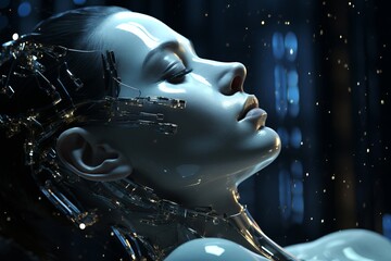 女性アンドロイド,Generative AI AI画像