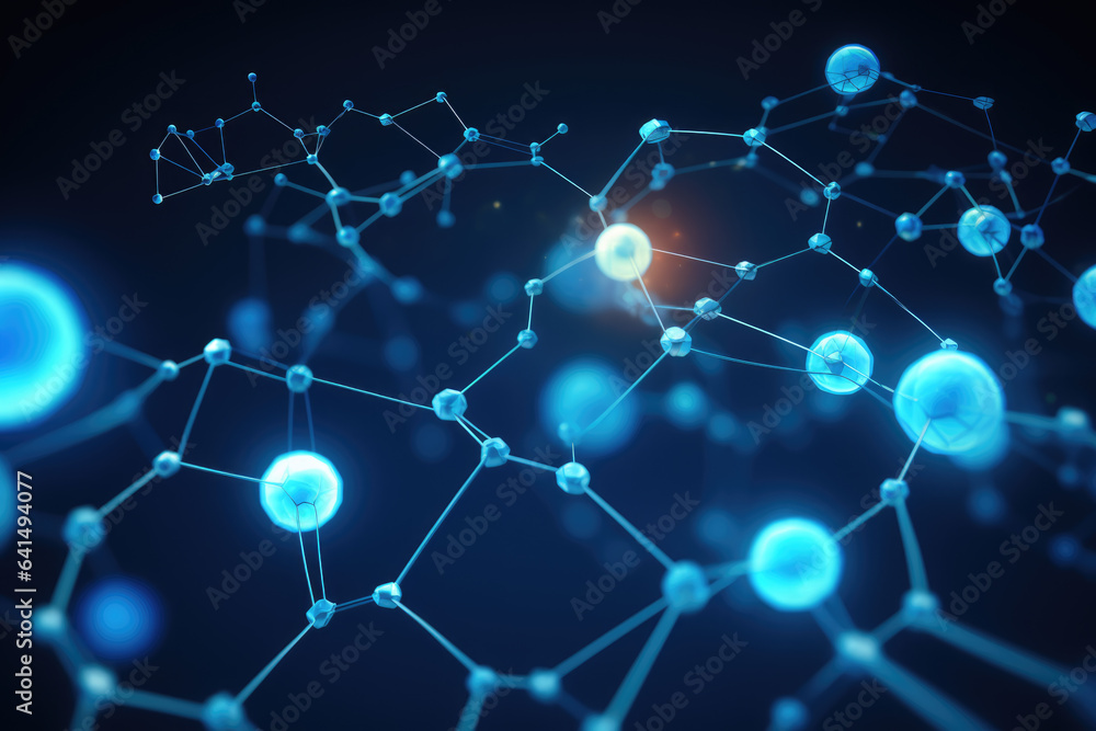 Poster close-up view of bunch of blue spheres. this image can be used to depict concepts such as unity, cre