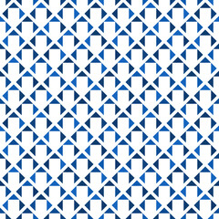 Geometric seamless pattern. Minimalist style print. Diamond grid motif ornament. Simple geo mini triangle background