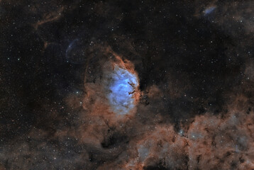 The Tulip Nebula is a reflection nebula found in the Cygnus Star Cloud - Noone owns the items in space.  