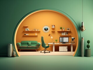 Interior design, generative ai