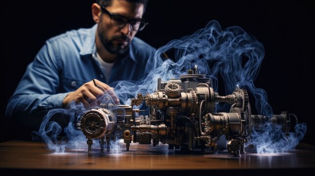 mechanical engineer modeling fluid dynamics generative ai