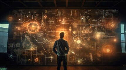 electrical engineer designing energy-efficient lighting generative ai