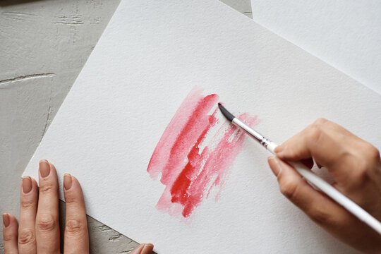 Abstract watercolor art