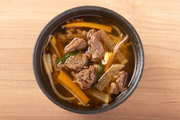 カルビスープ　(黒毛和牛)