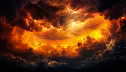 Stormy Impressions Intricate Artistic Visions of Lightning Storms and Their Intensity