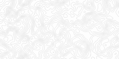 Abstract pattern lines Topographic map. Geographic mountain relief. Abstract lines background. Contour maps. Vector illustration, Topo contour map on white background, Topographic contour lines.