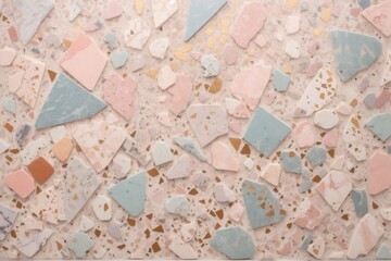 Fototapeta na wymiar Pastel Terrazzo Texture, Terrazzo Texture Background, Terrazzo Mosaic Tiles, Terrazzo Marble Background, Terrazzo Tiles Texture, AI Generative
