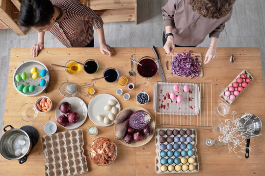 Women preparing for Easter