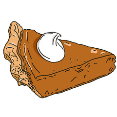 piece of pumpkin pie