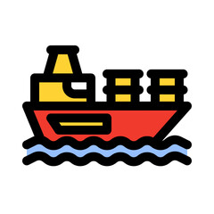 Cargo Ship Icon