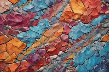 Colorful Rock Texture Background, Rock Texture Background, Colorful Stone Texture Background, Rock Texture, Stone Texture, AI Generative