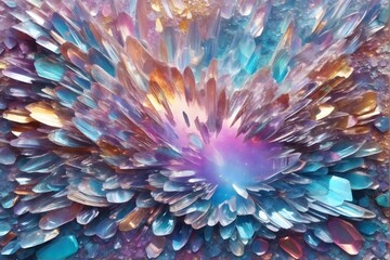 Angel aura Quartz, Quartz Background, Crystal Diamond, Angel aura Quartz Background, Crystal Background, AI Generative