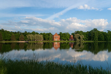 Architectural ensemble of the Admiralty on the shore of the Big Pond in the Catherine Park of...