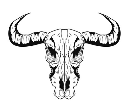 Bull Skull Style Wild icon