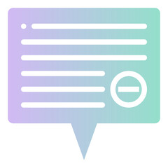 Obraz premium negative comment