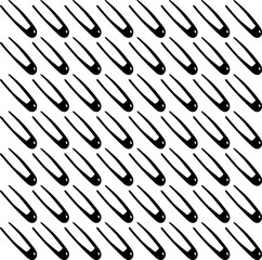 Diagonal thick black comets