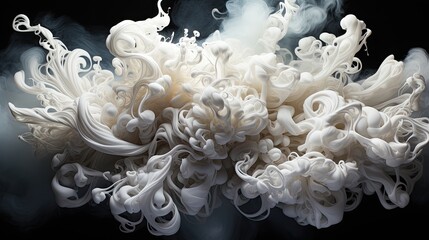 A mysterious floating object against a clear blue sky