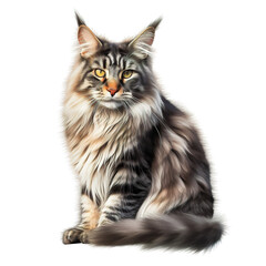 Obraz premium cat isolated on white