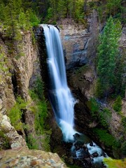 waterfall in the forest in Telluride, Colorado 