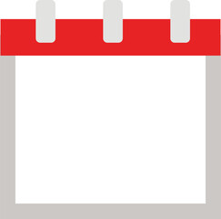 an illustration of a blank calendar
