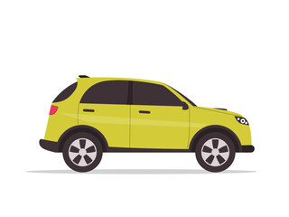 Suv mpv family car vector illustration