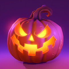 Halloween pumpkin jack o lantern