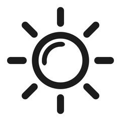 sun icon illustration