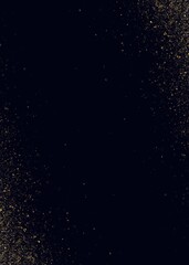 Sparkle Light Effect, Gold Luxury Glitter Star Light Sparkling Light Effect Border