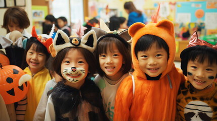 幼稚園や保育園でのハロウィーンパーティー