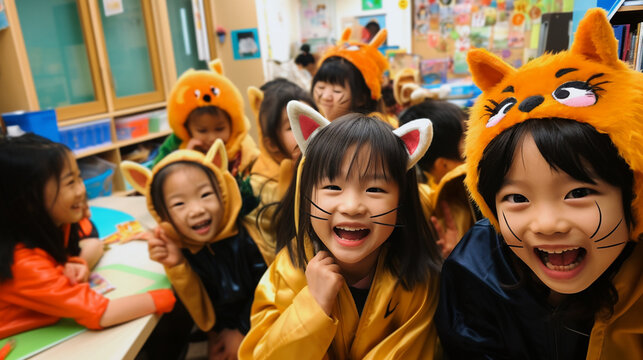 幼稚園や保育園でのハロウィーンパーティー