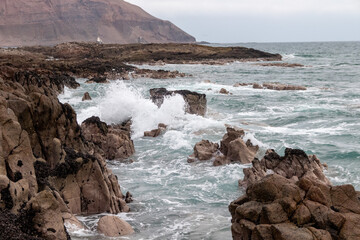 rocks on the beach of Arica