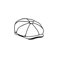vector illustration of hat with concept