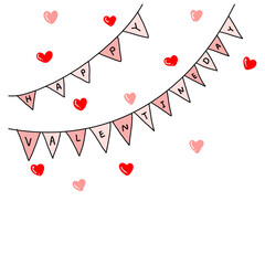 valentine flag