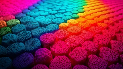 Fototapeta na wymiar Colorful Webpage Background of Different Sponges 