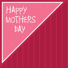 Digital png illustration of happy mothers day text on transparent background