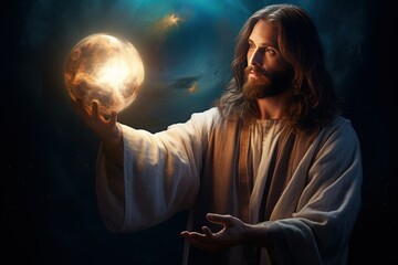 Divine Light: Jesus and the Luminous Globe
