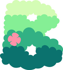 Bush Alphabet Letter B