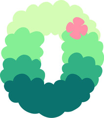 Bush Alphabet Letter O