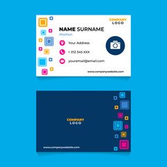 Abstract Name Card Design for Business or Company