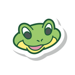 蛙 アイコン カラー ラベル