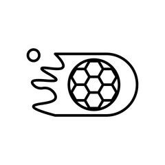 Obraz premium ball line icon