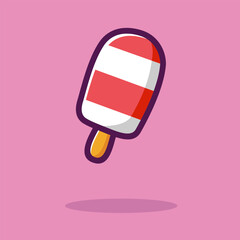 Ice cream icon vector illustration . fast food collection. food icon isolated