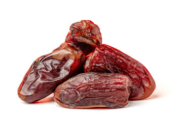 Obraz premium Dried dates. isolated on white background.