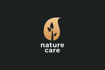 Wellness Planting Nature And Environment Vector Logo