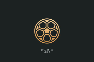 Obraz premium Football Soccer Sports Vector Logo