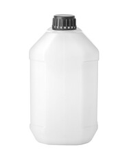 Plastic canister isolated