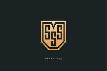 sss letter s combination monogram logo